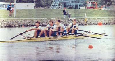 4. mjesto na Svjetskom prvenstvu juniora 1992. u Montrealu, Kanada; Branimir Vujević, Oliver Martinov, Špiro Kovačić i Davor Radulić